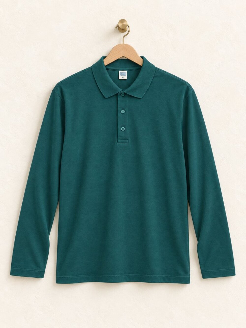 FLORE FLORE Diana Polo in Evergreen, Medium